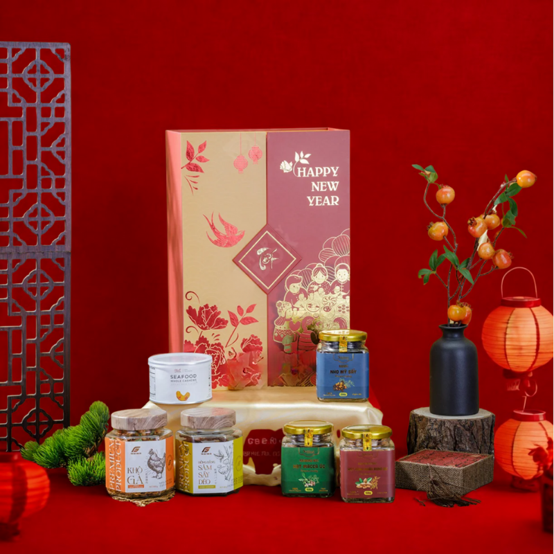 Hộp Quà Tết Cao Cấp HQ19