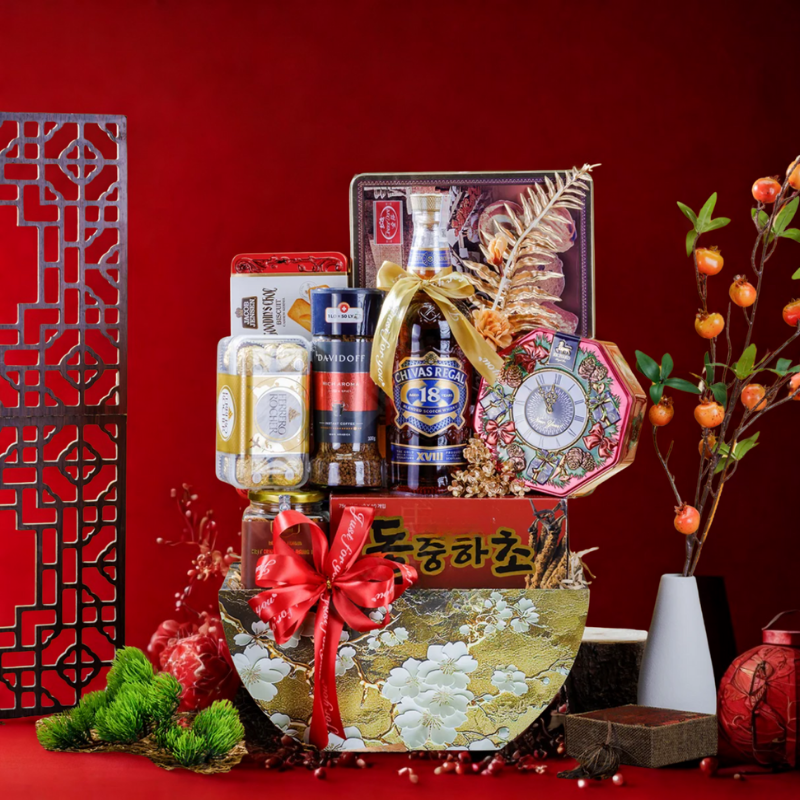 Giỏ quà tết xuân an nhiên GQ03