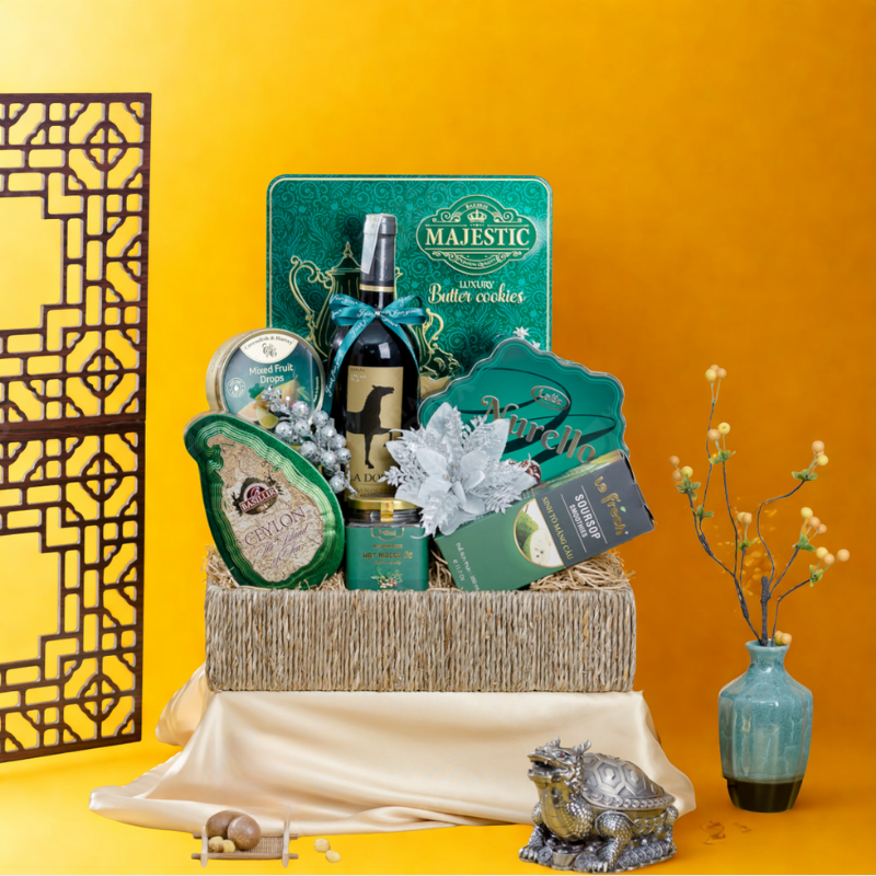 Giỏ quà tết xuân an nhiên GQ06