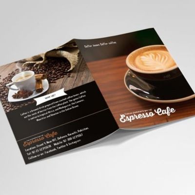 In catalogue coffee đẹp, chuyên nghiệp, chất lượng