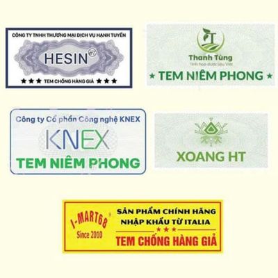 In tem niêm phong – uy tín – chất lượng