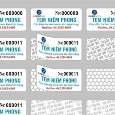 Tem Niêm Phong Chống Tháo Gỡ Hiệu Quả