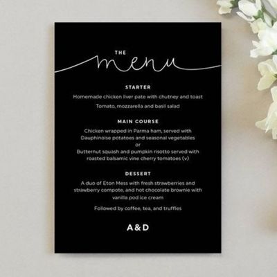 Menu sự kiện cao cấp