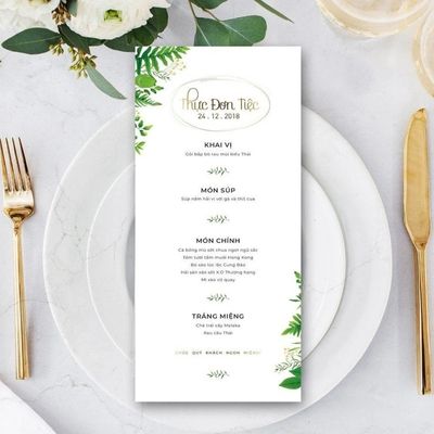 Menu tiệc – hội nghị – sự kiện