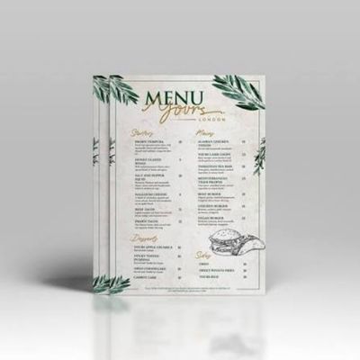 Menu cao cấp cho tiệc sự kiện