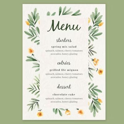 Menu sang trọng cho tiệc – gala – hội nghị