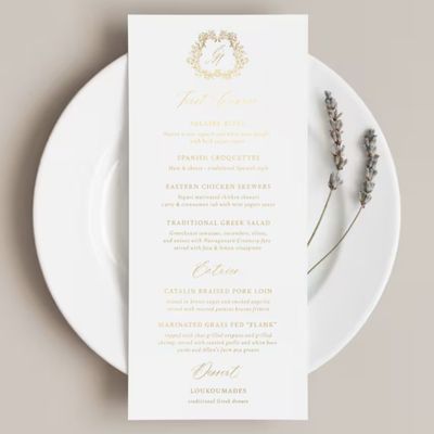 Menu sự kiện độc quyền theo yêu cầu