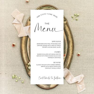 Menu hội thảo, sự kiện công ty