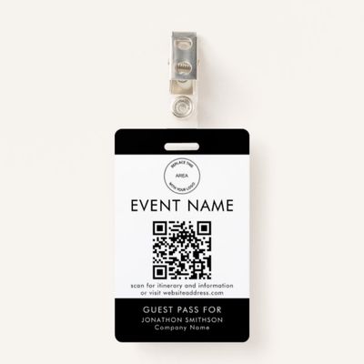 Thẻ đeo quản lý ra vào sự kiện bằng mã QR
