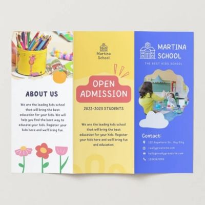 Brochure Quảng Bá Hình Ảnh Trường Học