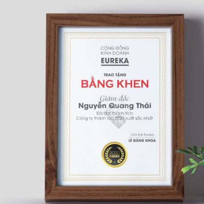 Giấy Khen Nhân Viên Xuất Sắc